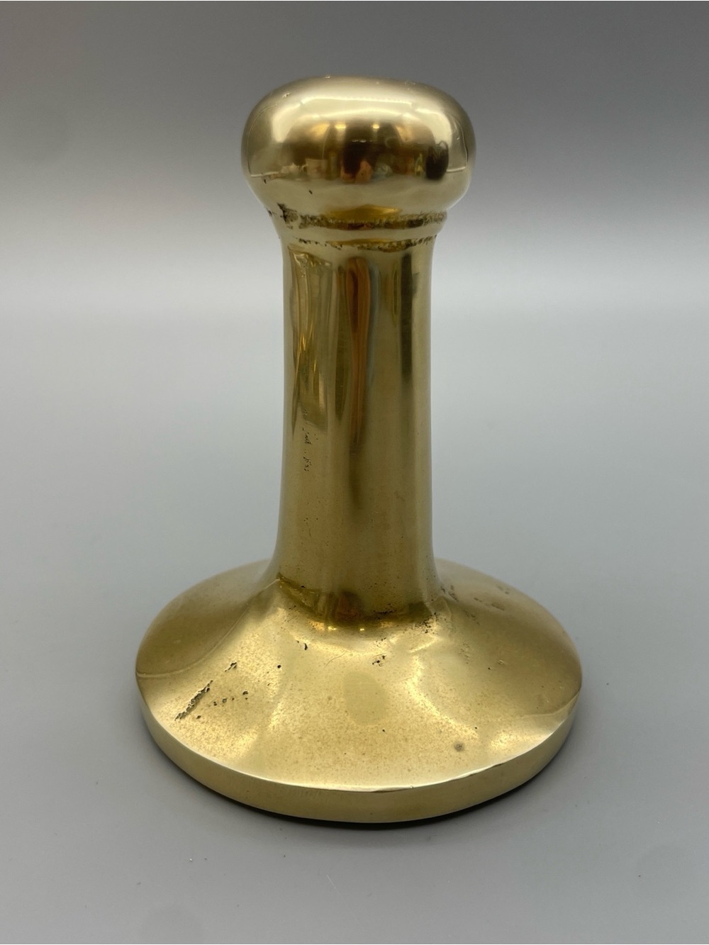 Vintage Solid Brass Butchers Shop Meat Tenderizer Ponder